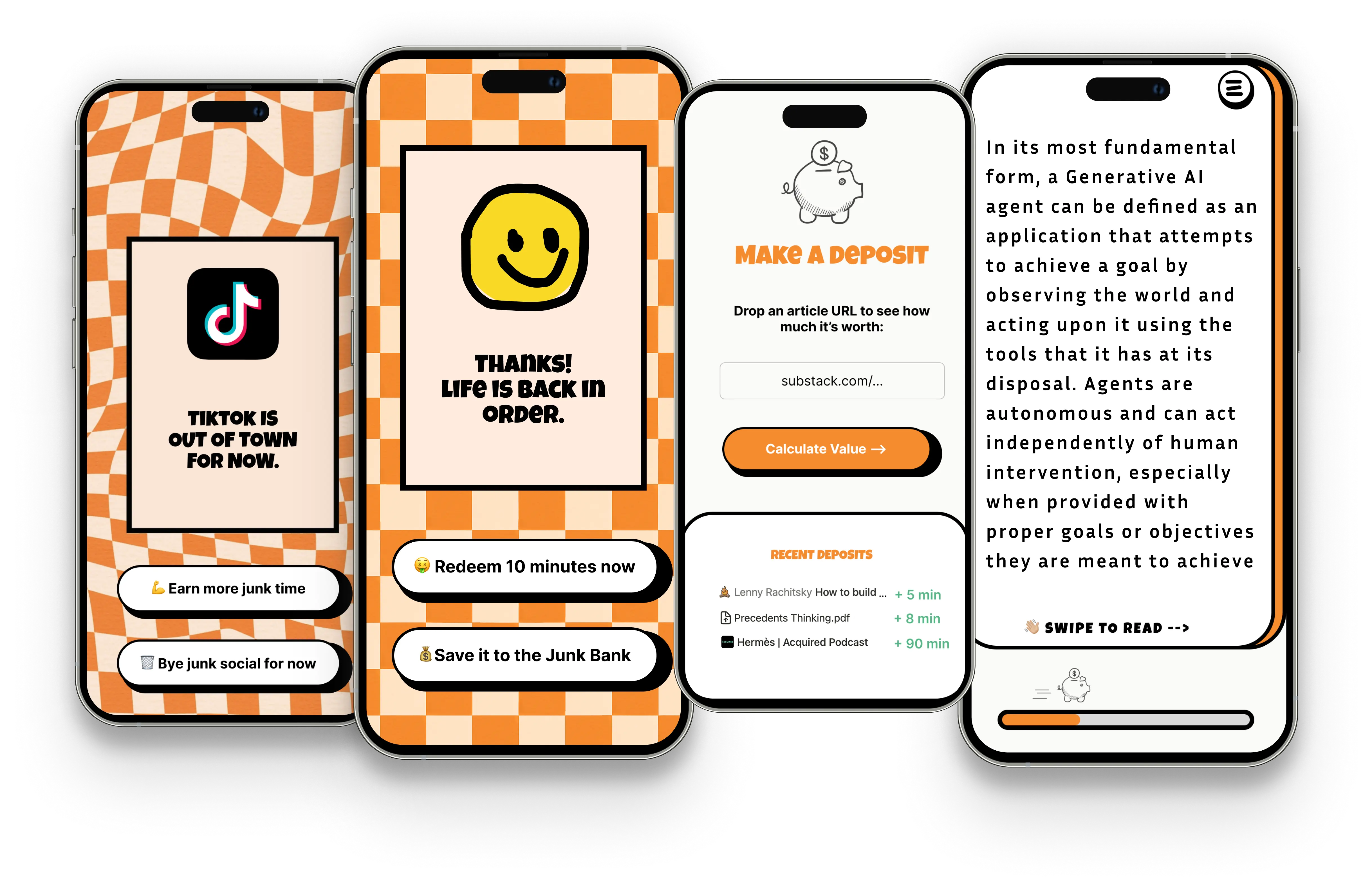 UpTime App on iPhone